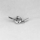 Necklaces For Women 3W420 Rhodium Brass Necklace with AAA Grade CZ