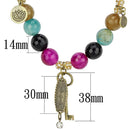 Silver Necklaces Pandora Necklace LO3816 Antique Copper White Metal Necklace with Synthetic Alamode Fashion Jewelry Outlet