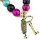Silver Necklaces Pandora Necklace LO3816 Antique Copper White Metal Necklace with Synthetic Alamode Fashion Jewelry Outlet
