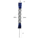 Silver Necklaces Pandora Necklace LO4206 TIN Cobalt Black Brass Necklace with AAA Grade CZ Alamode Fashion Jewelry Outlet
