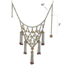 Silver Necklaces Pandora Necklace LO4213 Antique Copper Brass Necklace in Red Series Alamode Fashion Jewelry Outlet