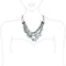 Silver Necklaces Pandora Necklace LO4217 TIN Cobalt Black Brass Necklace with AAA Grade CZ Alamode Fashion Jewelry Outlet
