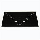 Silver Pins And Accessories Pin Up Hair AC-013  Plastic Accessory in Jet Alamode Fashion Jewelry Outlet