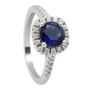 silver plated Plated Wedding Rings For Women Square Simulated zircon Jewelry Bague Bijoux Femme Engagement ring Accessories-10-Blue-JadeMoghul Inc.