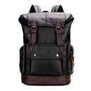 Simple Patchwork Large Capacity Leather Backpack / Travel Backpack AExp