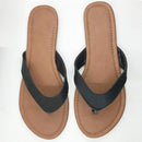 Simple Solid Color Flip Flops-Black-11-JadeMoghul Inc.
