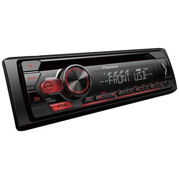 Single-DIN In-Dash CD Player with USB-Receivers & Accessories-JadeMoghul Inc.
