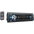 Single-DIN In-Dash Digital Audio Receiver (Bluetooth(R), Detachable Face)-Receivers & Accessories-JadeMoghul Inc.