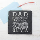 Slate Gifts & Accessories Keepsake Frames What Dad Means Slate Keepsake Treat Gifts