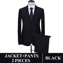 Slim Fit Classic Male Suit (2 Pieces) AExp