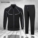 Slim Fit Sportswear Set - 2Pcs Long Sleeve Jacket & Pants AExp