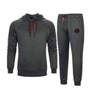 Slim Fit Sportswear Set - 2Pcs Long Sleeve Jacket & Pants AExp