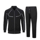 Slim Fit Sportswear Set - 2Pcs Long Sleeve Jacket & Pants AExp