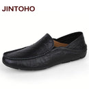 Slip-On Men Loafers / Genuine Leather Flats-hei se-5-JadeMoghul Inc.