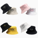SMILE Bucket Hat Double Sided Bucket Hat Smiling face Unisex Fashion Bob Cap Hip Hop Gorro Men Summer Cap JadeMoghul Inc.