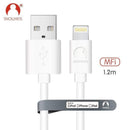 Snowkids MFi Cable for iPhone X 8 7 6 5 Pad Pod mini plus Data Sync Charger Cable for Lightning to USB Compatible Up to iOS12 JadeMoghul Inc.