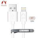 Snowkids MFi Cable for iPhone X 8 7 6 5 Pad Pod mini plus Data Sync Charger Cable for Lightning to USB Compatible Up to iOS12 JadeMoghul Inc.