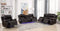 Sofas Modern Leather Sofa - 210" X 120" X 120" Brown Power Reclining Sofa Set HomeRoots