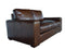 Sofas Modern Leather Sofa - 42" X 72" X 34" Brown Full Leather Sofa 2 Seater HomeRoots