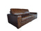 Sofas Modern Leather Sofa - 42" X 96" X 34" Brown Full Leather Sofa 3 Seater HomeRoots