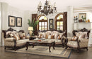 Sofas Modern Sofa - 42" X 90" X 51" Fabric Walnut Upholstery Wood Leg/Trim Sofa w/7 Pillows HomeRoots