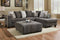 Sofas Sectional Sofa - 107" X 76" X 37" Heavenly Mocha 100% Polyurethane/100% Polyester Velvet Sectional HomeRoots