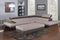 Sofas Sectional Sofa - 124" X 94" X 36" Two-Tone Sectional RAF HomeRoots