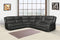 Sofas Sectional Sofa - 92"/106" X 37" X 39" Gray Reclining Sectional HomeRoots