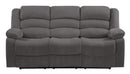 Sofas Sofa - 40" Contemporary Grey Fabric Sofa HomeRoots