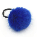 Soft Fur Pom Pom Hair Elastic Tie AExp