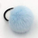 Soft Fur Pom Pom Hair Elastic Tie AExp