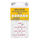SPANISH INTERROGATIVE DICE SET 10PC-Toys & Games-JadeMoghul Inc.