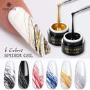 Spider Effect Nail Gel Lacquer Polish