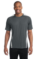 Sport-Tek Colorblock PosiCharge Competitor Tee. ST351-Activewear-True Royal/ White-4XL-JadeMoghul Inc.