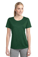 Sport-Tek Ladies Heather Contender Scoop Neck Tee. LST360-Activewear-Forest Green Heather-4XL-JadeMoghul Inc.