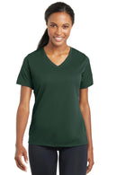 Sport-Tek Ladies PosiCharge RacerMesh V-Neck Tee. LST340-T-shirts-Dark Forest Green-4XL-JadeMoghul Inc.