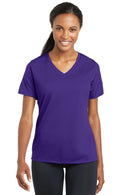 Sport-Tek Ladies PosiCharge RacerMesh V-Neck Tee. LST340-T-shirts-Purple-4XL-JadeMoghul Inc.