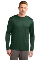 Sport-Tek Long Sleeve PosiCharge Competitor Tee. ST350LS-Activewear-Forest Green-4XL-JadeMoghul Inc.
