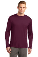 Sport-Tek Long Sleeve PosiCharge Competitor Tee. ST350LS-Activewear-Maroon-4XL-JadeMoghul Inc.