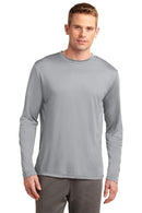 Sport-Tek Long Sleeve PosiCharge Competitor Tee. ST350LS-Activewear-Silver-4XL-JadeMoghul Inc.
