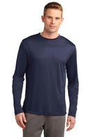 Sport-Tek Long Sleeve PosiCharge Competitor Tee. ST350LS-Activewear-True Navy-4XL-JadeMoghul Inc.