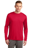 Sport-Tek Long Sleeve PosiCharge Competitor Tee. ST350LS-Activewear-True Red-4XL-JadeMoghul Inc.