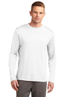 Sport-Tek Long Sleeve PosiCharge Competitor Tee. ST350LS-Activewear-White-4XL-JadeMoghul Inc.
