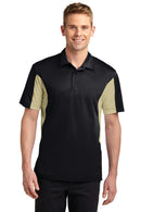 Sport-Tek Side Blocked Micropique Sport-Wick Polo. ST655-Polos/knits-True Royal/White-6XL-JadeMoghul Inc.