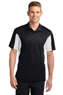 Sport-Tek Side Blocked Micropique Sport-Wick Polo. ST655-Polos/knits-True Royal/White-6XL-JadeMoghul Inc.