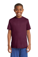 Sport-Tek Youth PosiCharge Competitor Tee. YST350-Activewear-Maroon-XL-JadeMoghul Inc.