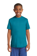 Sport-Tek Youth PosiCharge Competitor Tee. YST350-Activewear-Tropic Blue-XL-JadeMoghul Inc.