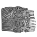 Sports Accessories - Navy Seal on Flag Antiqued Belt Buckle-Jewelry & Accessories,Buckles,Antiqued Buckles-JadeMoghul Inc.