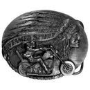 Sports Accessories - Untamed Spirit Antiqued Belt Buckle-Jewelry & Accessories,Buckles,Antiqued Buckles-JadeMoghul Inc.