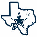 Sports Automotive Accessories NFL - Dallas Cowboys Home State 11 Inch Magnet JM Sports-7